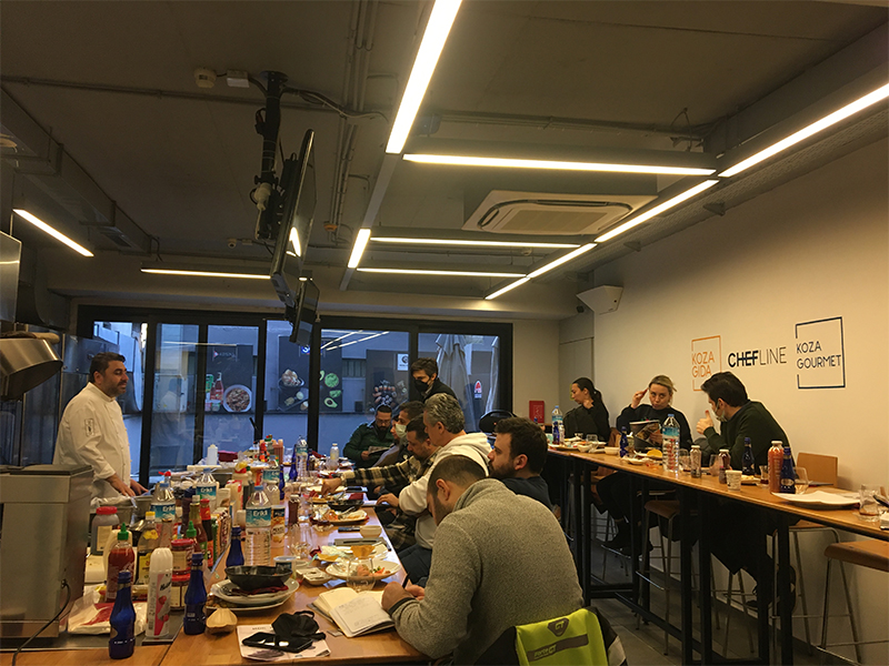 We hosted the Sushico team in our KozaLive Application kitchen.